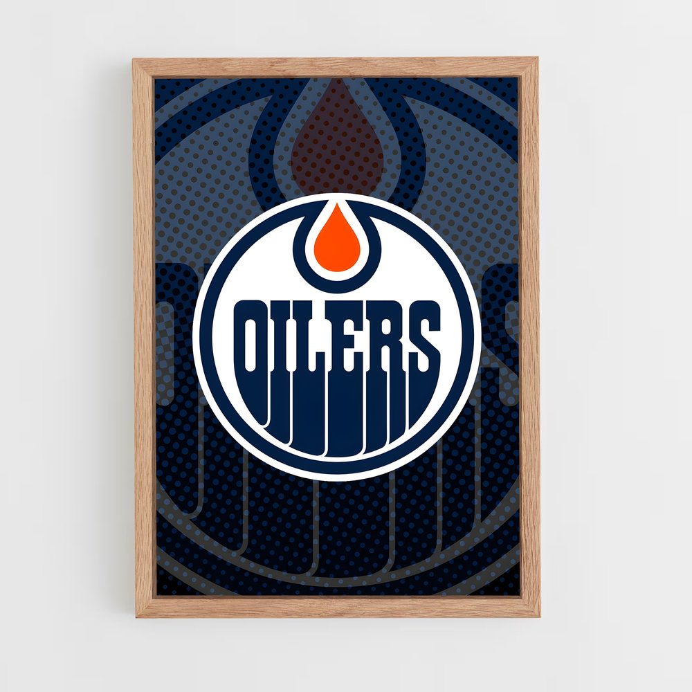 Poster Oilers en Action – affiche Hockey sur glace (vue 4)